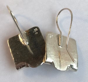 Lovely 925 Silver and Labradorite Earrings