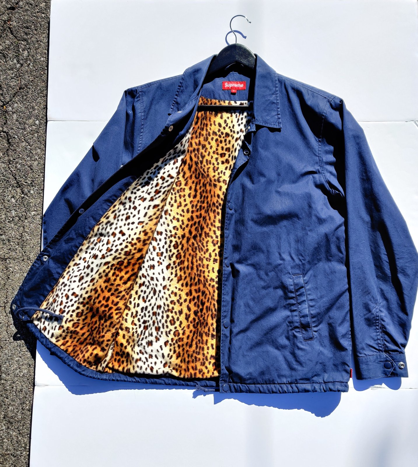 Supreme iridescent taped seam on sale jacket