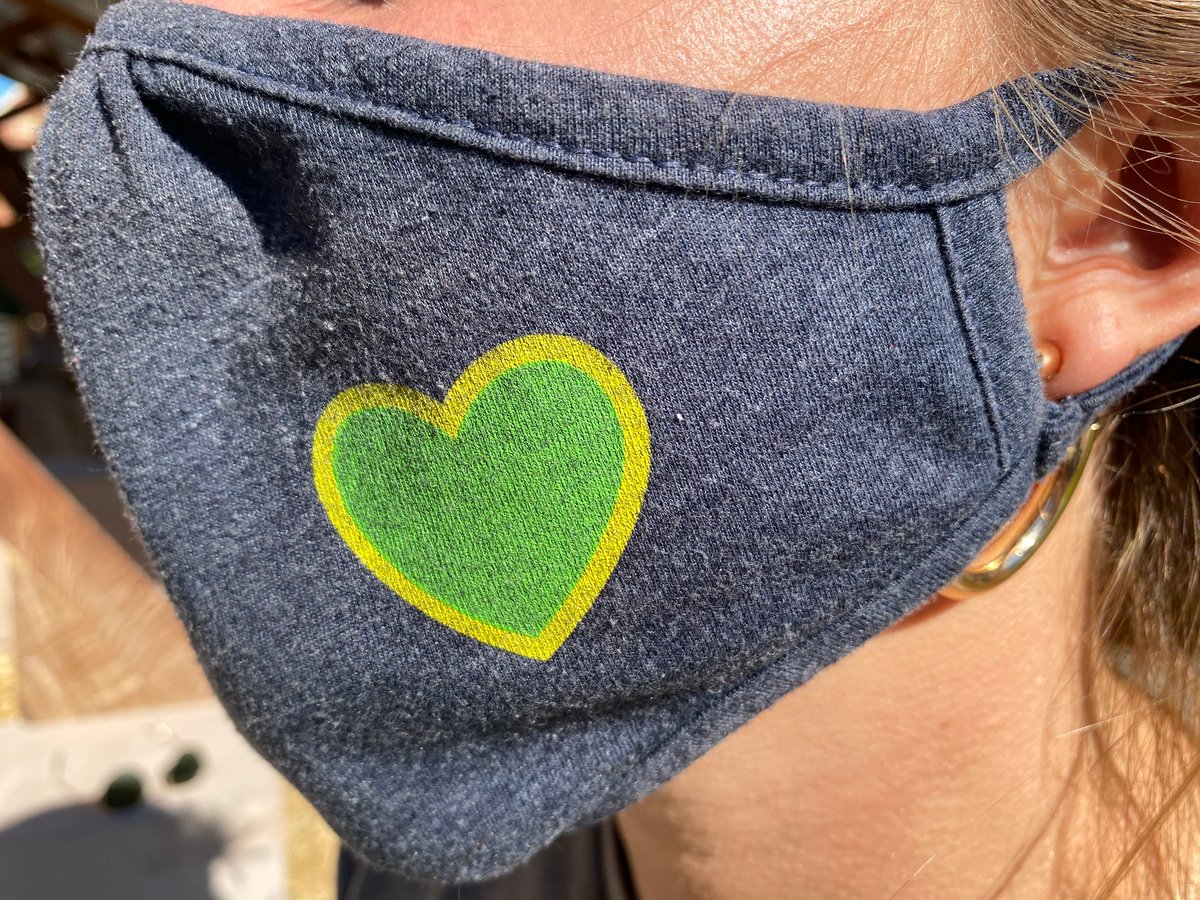Image of Green Heart Mask