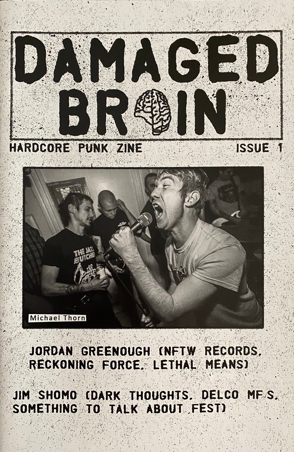 Damaged Brain Hardcore Punk Zine -Issue 1