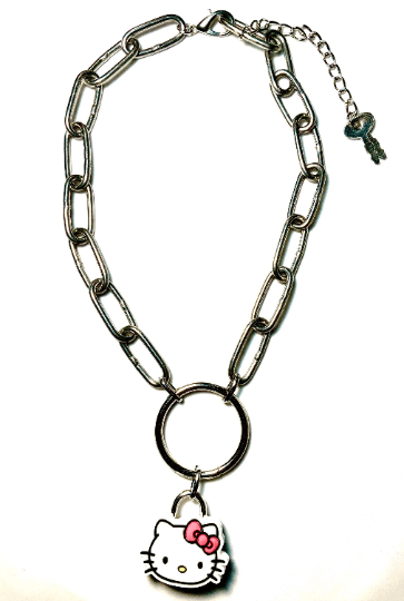 Image of Hello Kitty Padlock Necklace
