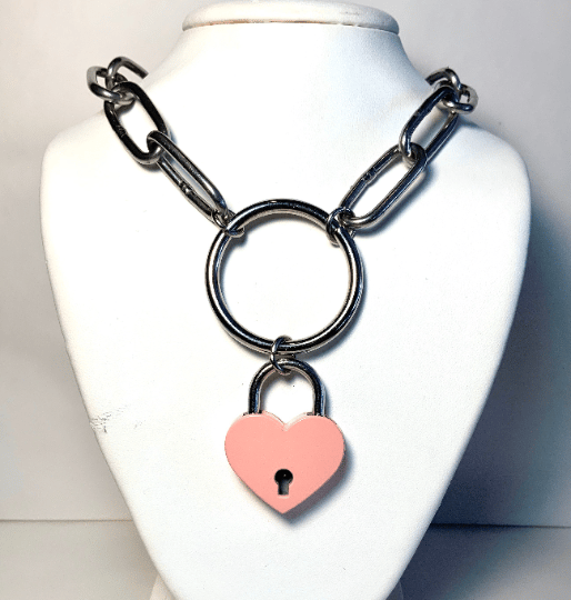 Image of LOVE KILLS Padlock Necklace