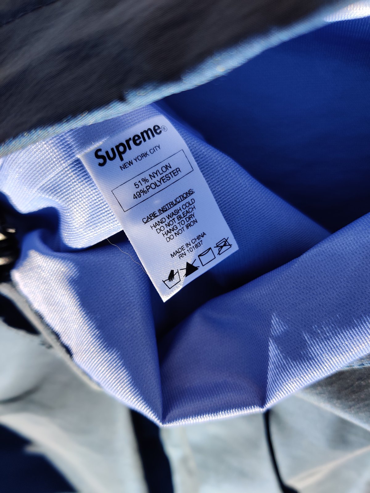 Supreme Iridescent Taped Seam Jacket | Paygauge