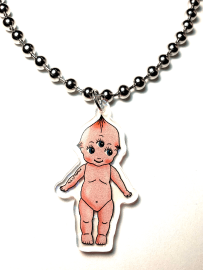 Image of Kewpie Ball Chain Necklace