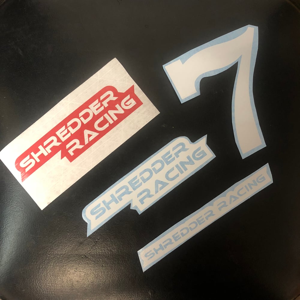 Image of Shredder Racing Sticker Pack