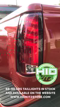 Image 2 of 88-98 SILVERADO OR SIERRA LED TAIL LIGHTS RED