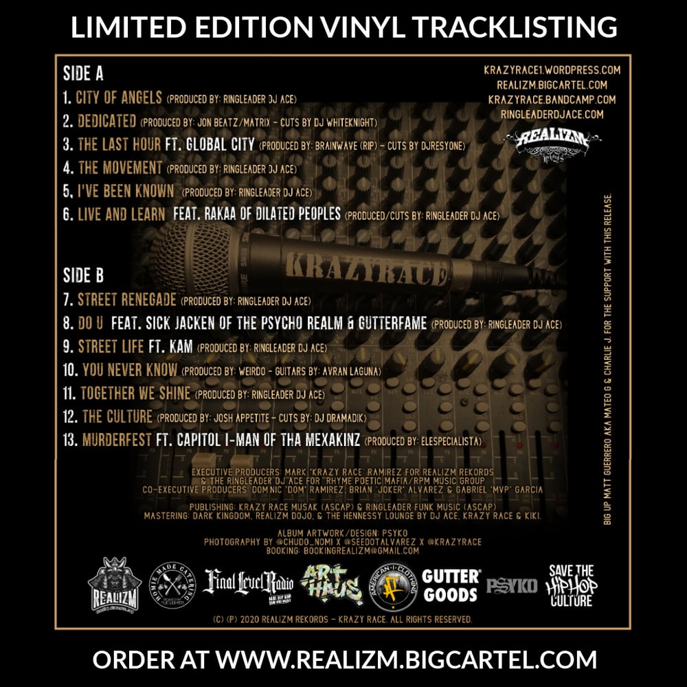 Krazy Race "Greatest Hits" Limited Edition CD or Vinyl
