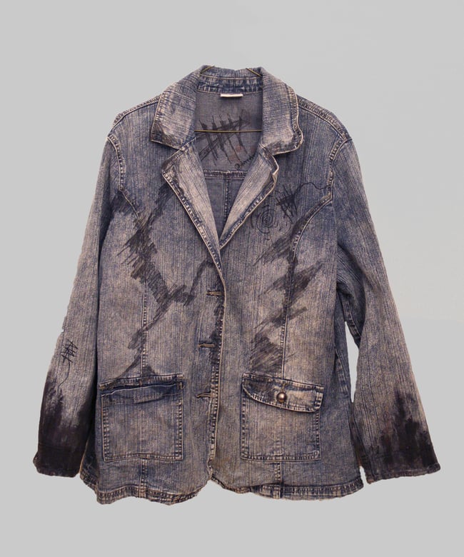 Reflective Jeans Jacket 'Styx'