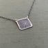 Sterling Silver Square Prairie Flower Necklace  Image 2