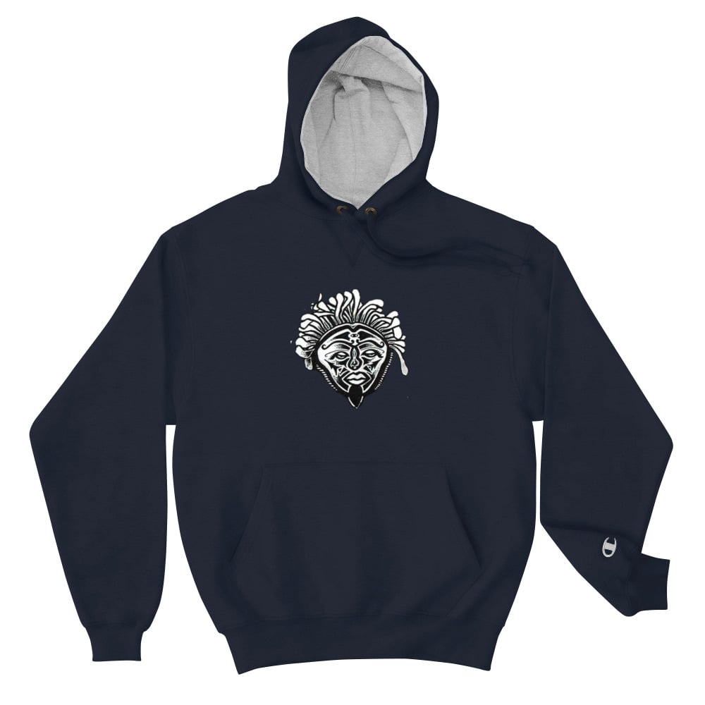 Image of Justice System Mascot Face Champion Hoodie