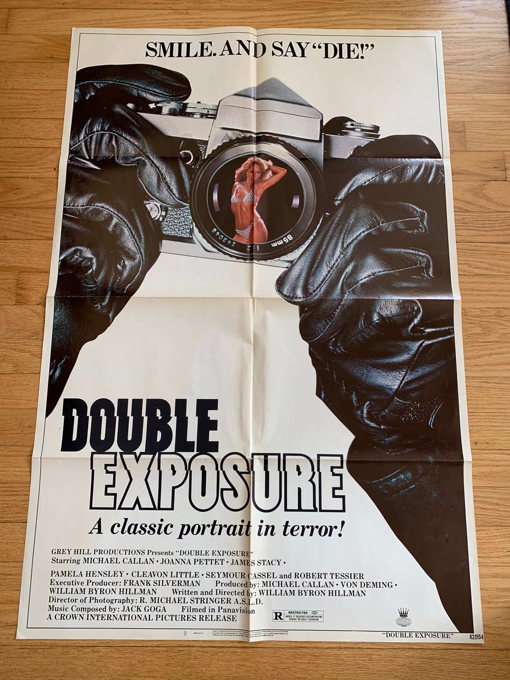 1982 DOUBLE EXPOSURE Original U.S. One Sheet Movie Poster
