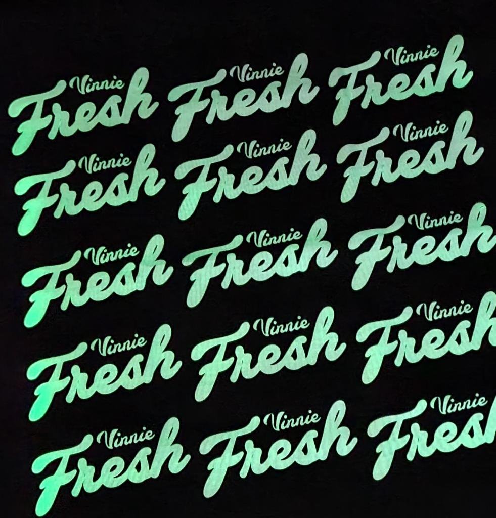 Image of Vinnie Fresh Glow in the Dark Bandana - Exclusive 2020 OG Variant