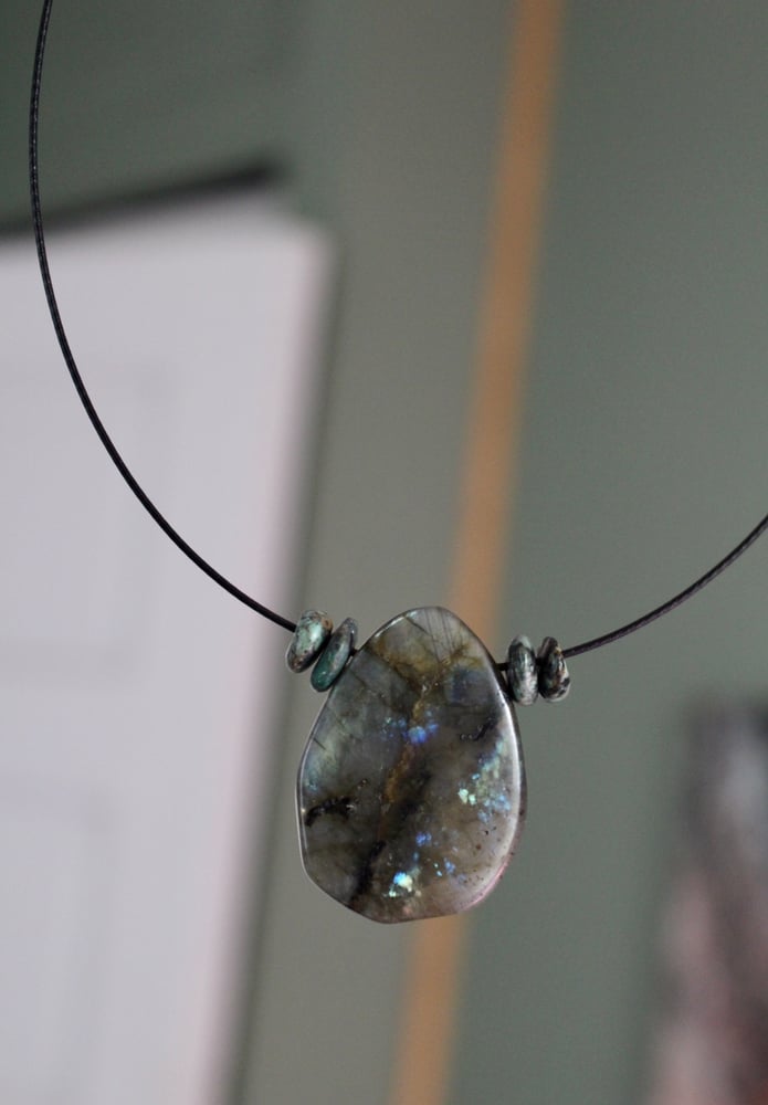 Image of Labradorite and African Turquoise