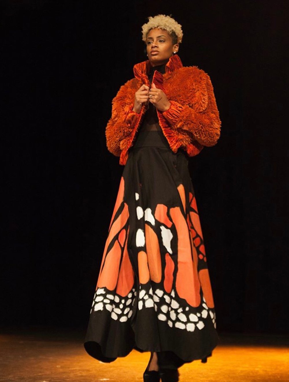 Image of Witty Monarch Butterfly Skirt