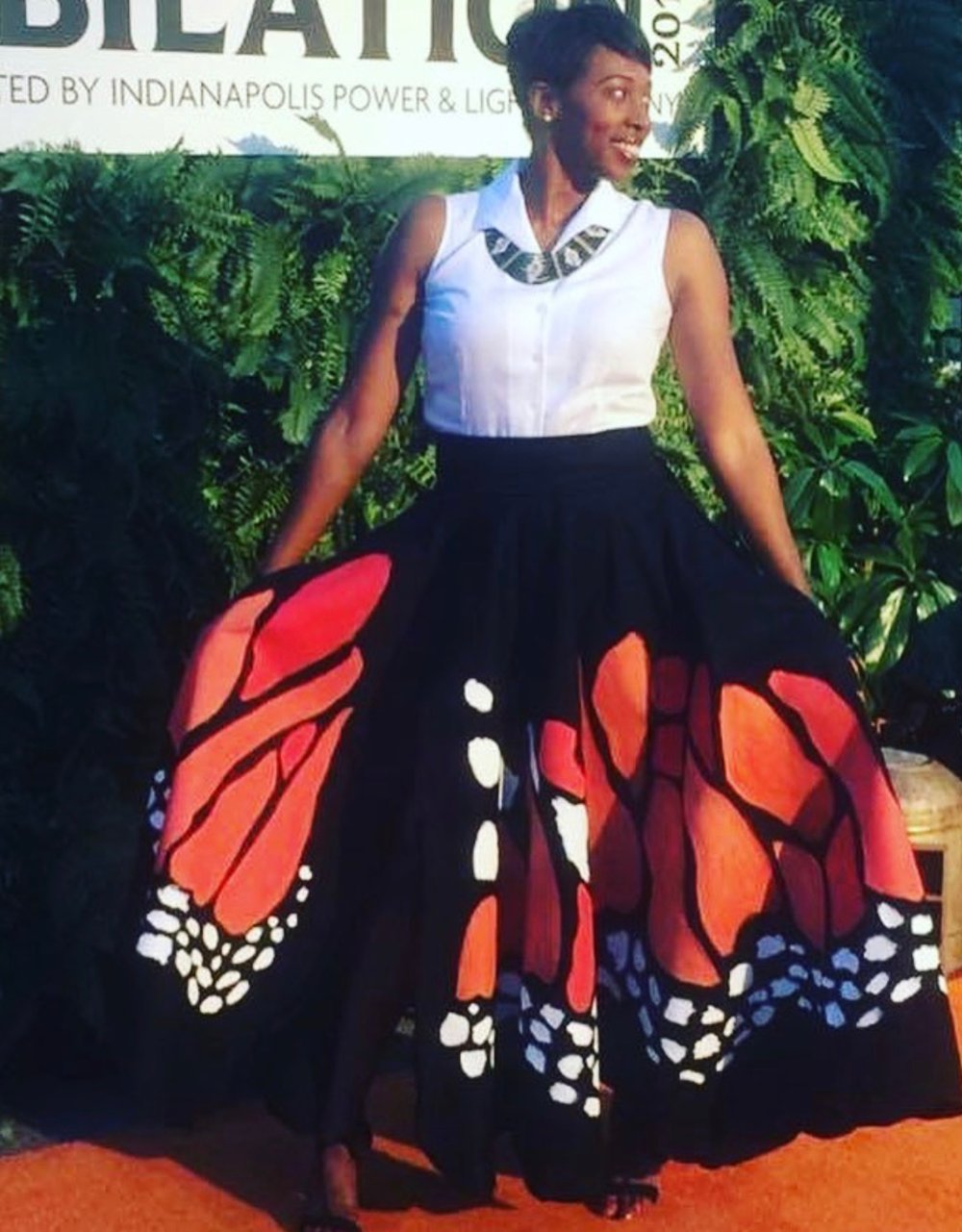 Witty Monarch Butterfly Skirt | Witty By Codi