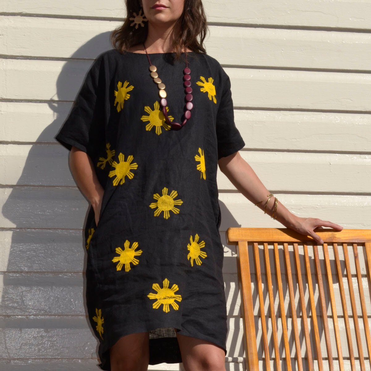 Image of ARAW Printed Boxy Dress