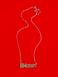 Image 2 of SINNER OLD ENGLISH NECKLACE 