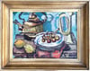 Mid-century Modern Swedish Artist ‘Still life with Kettle and Fruit’