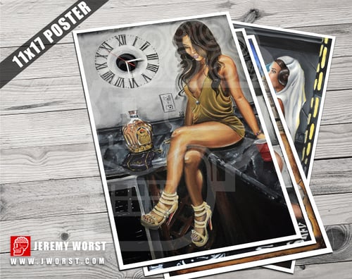 Image of JEREMY WORST Crown Royal Original Artwork Signed Print