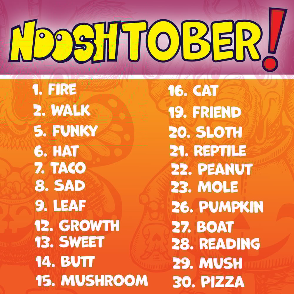 Nooshtober prints