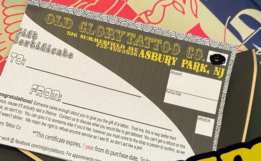 Image of Gift Certificate