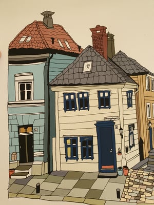 Image of Strangehagen (Klosteret, Bergen) fine art print