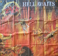 Image 2 of Slayer " Hell Awaits " Flag / Banner / Tapestry 