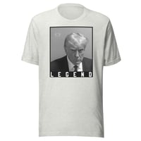 Image 4 of Trump Legend Mugshot Unisex t-shirt from PatriotsCo.com