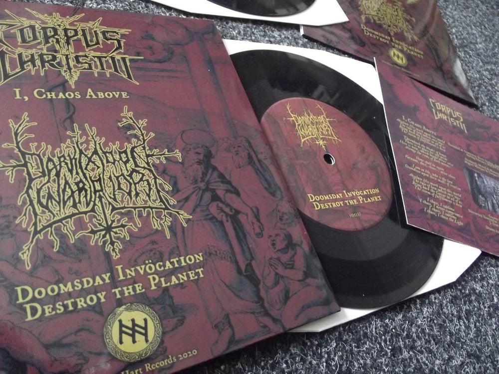 "Through Centuries of Black Blood" 7" EP split w/ Darkmoon Warrior (GER)