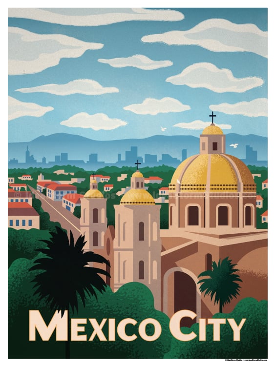 visit mexico poster
