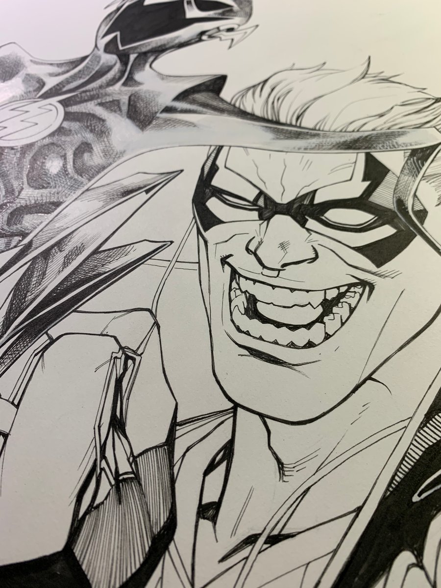 Image of FLASH #763 COVER original art