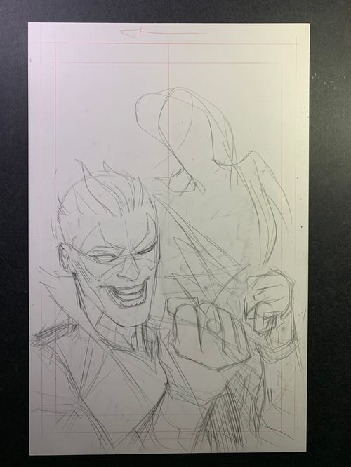 Image of FLASH #763 COVER original art