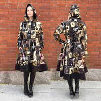 Image 1 of Nevermore Hooded Coat Dress