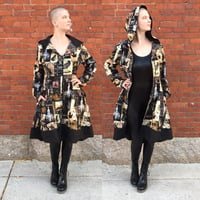 Image 3 of Nevermore Hooded Coat Dress 