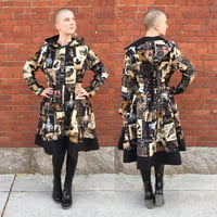 Image 4 of Nevermore Hooded Coat Dress 