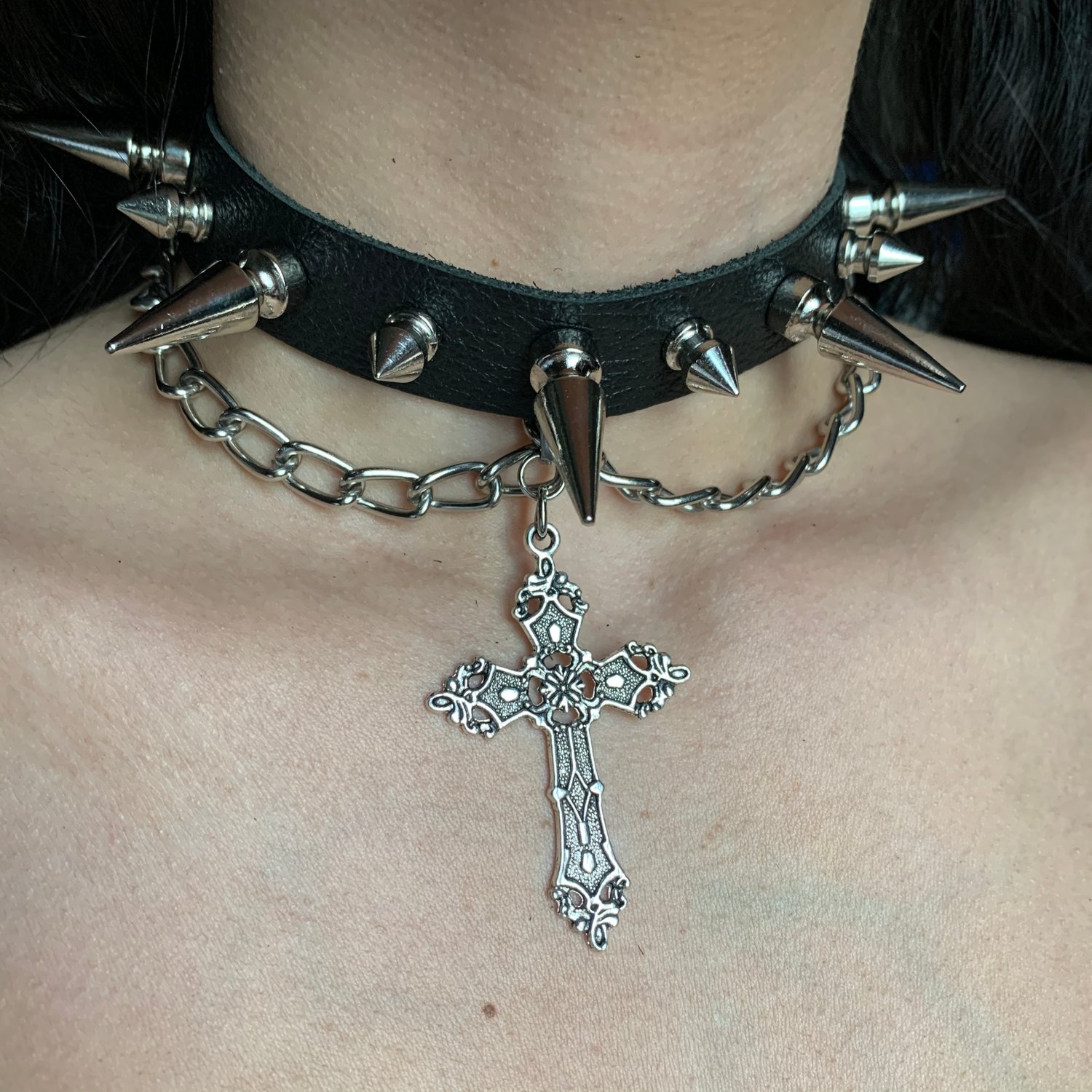 Spiked Heaven Choker | Occult Collection