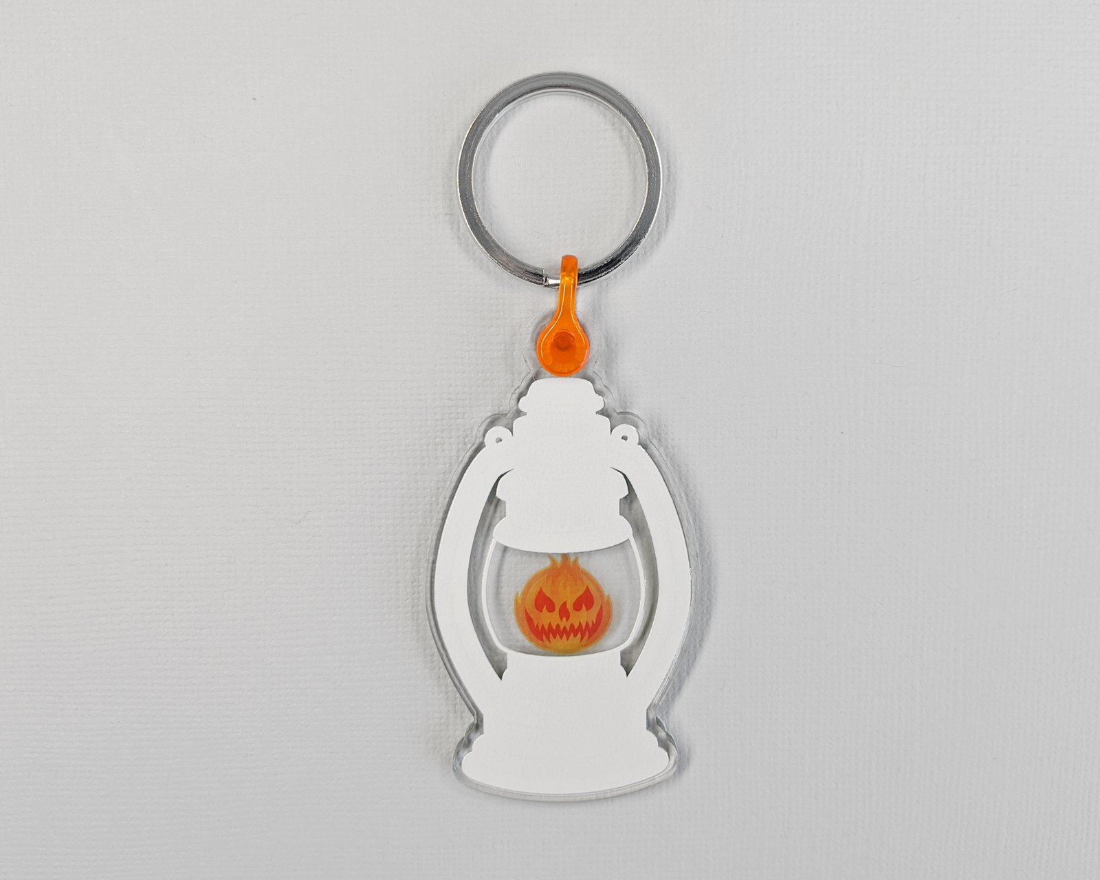 Skeleton & Lantern Acrylic Keychain