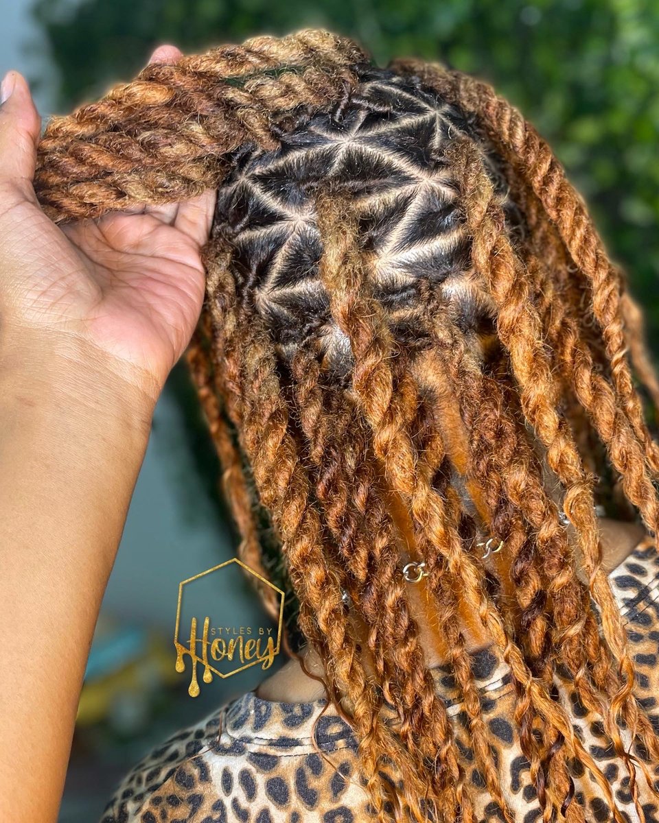 How to blunt loose ends of tips on locs and loc extensions with the in