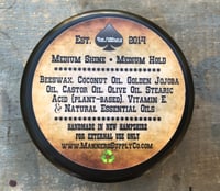 Image 4 of WAX-BASED POMADE (All-Natural) - 4oz Tin