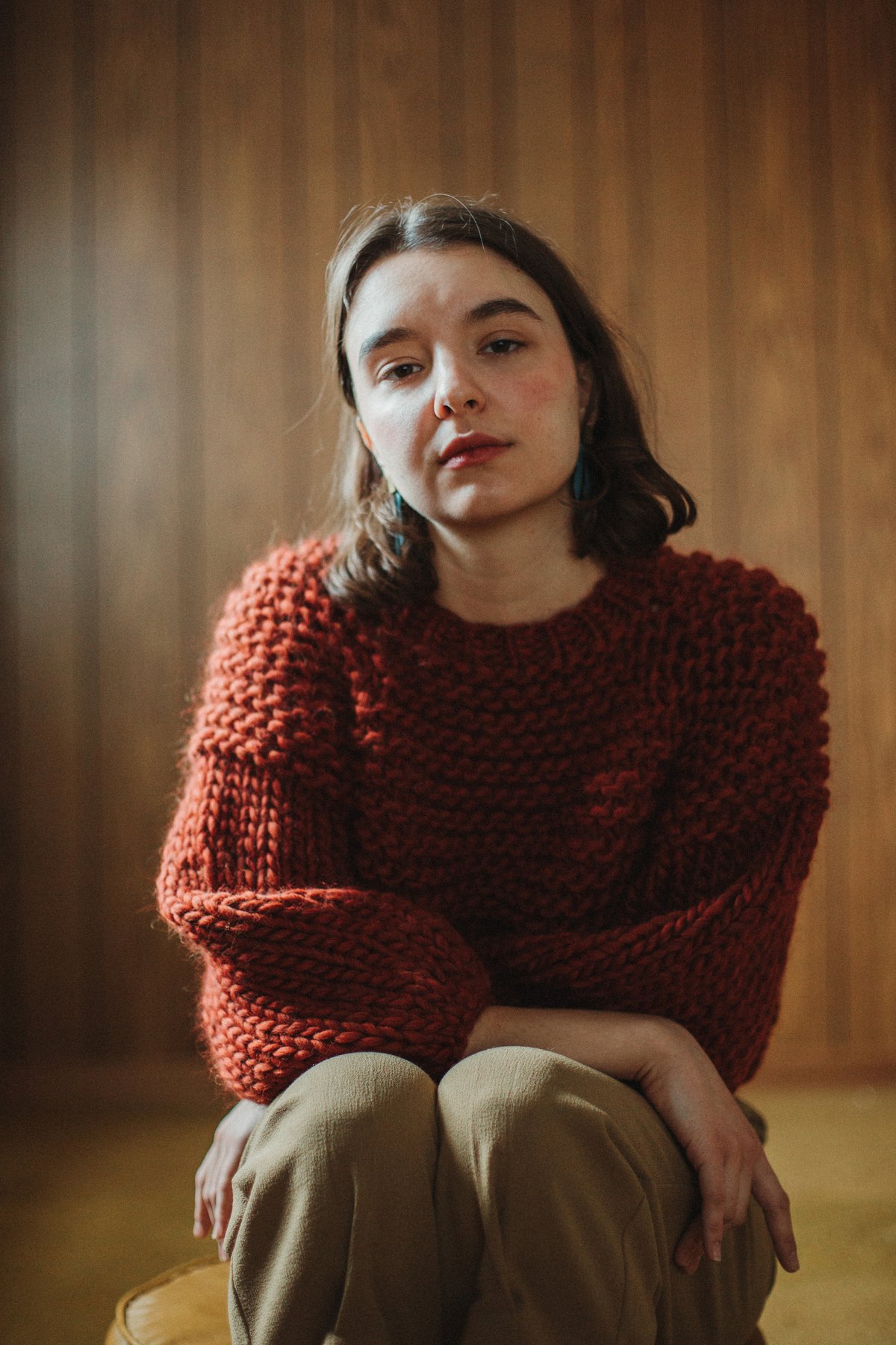 Image of Trefann Sweater (shown in Brick more colours)