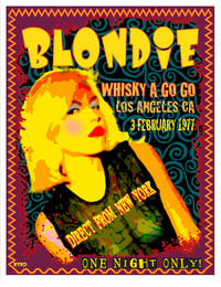 BLONDIE at the Whiskey a Go Go 3 February 1977