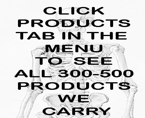 Image of WANT TO SEE MORE ? Click PRODUCTS tab on MENU/  or see ALL 500 products with the LINK INSIDE