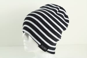 Image of Tight knit stripe - charcoal/white