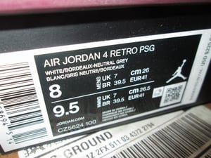 Image of Air Jordan IV (4) Retro "Paris Saint-Germain"