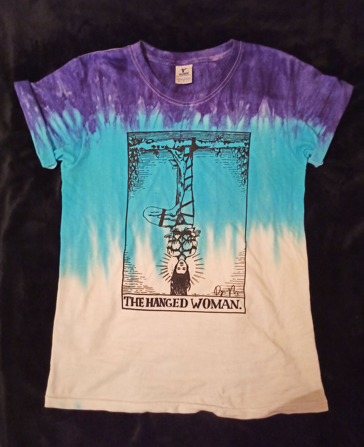 T-shirt tie dye "The Hanged Woman"