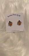 Lady bug earrings 