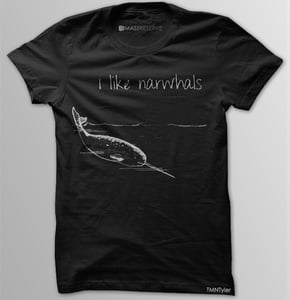 Image of I like narwhals | crew neck