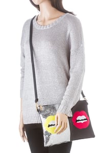 Image 2 of Sequin Lip Crossbody