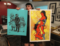 Image 2 of DEVIL GIRLS 20"x 30" Silkscreen print