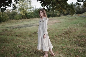 Image of EMMA Frilly Long Sleeve Dress